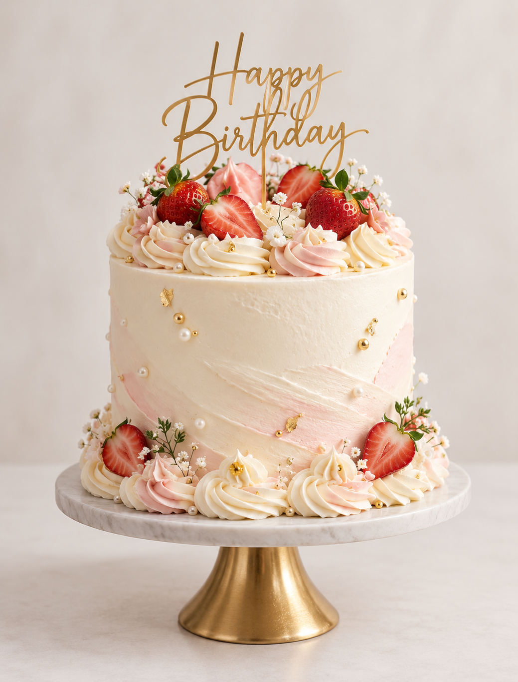 Cake Makers Chatswood A chocolate layer cake finished with piped rosettes and a ganache drip.