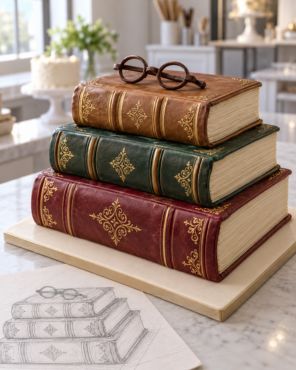 Custom cake books made