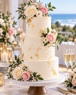 The cakes the Sunshine Coast asks for most wedding Cake